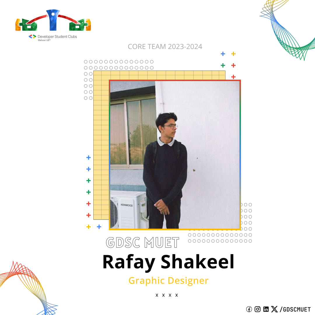 GDSC MUET - post 1