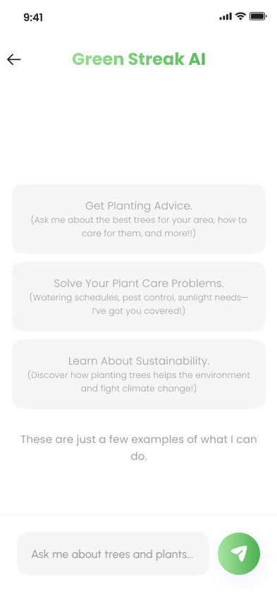 Green Streak Mobile App - mobile screen 5
