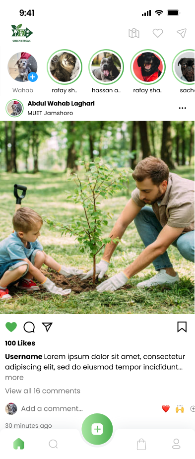 Green Streak Mobile App - mobile screen 2