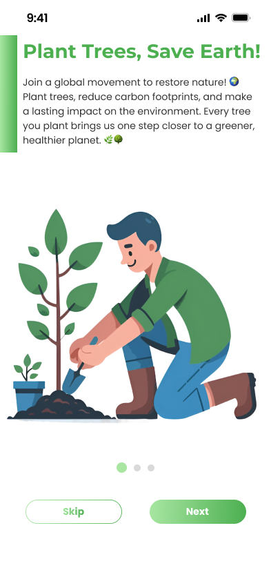 Green Streak Mobile App - mobile screen 1