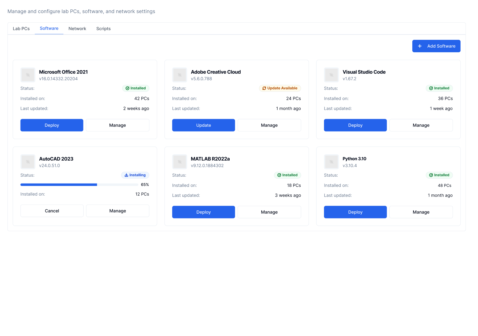 Lab Management Portal Desktop App - desktop screen 4